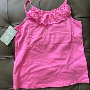 H&M Pink Kids Tank Top with Ruffle Detail